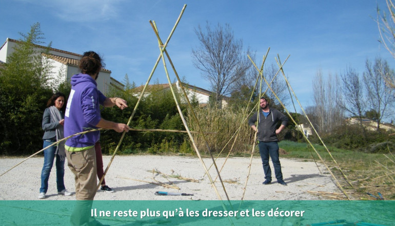 Drssser les tipis