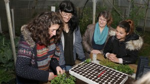 Des agents se forment aux techniques de bouturage