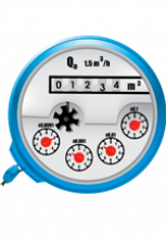 Illustration d'un compteur d'eau